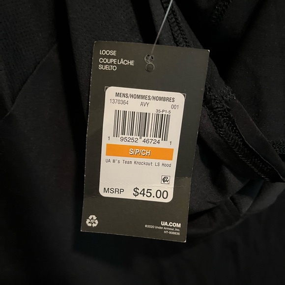 black under armour dry fit hoodie - Picture 3 of 3